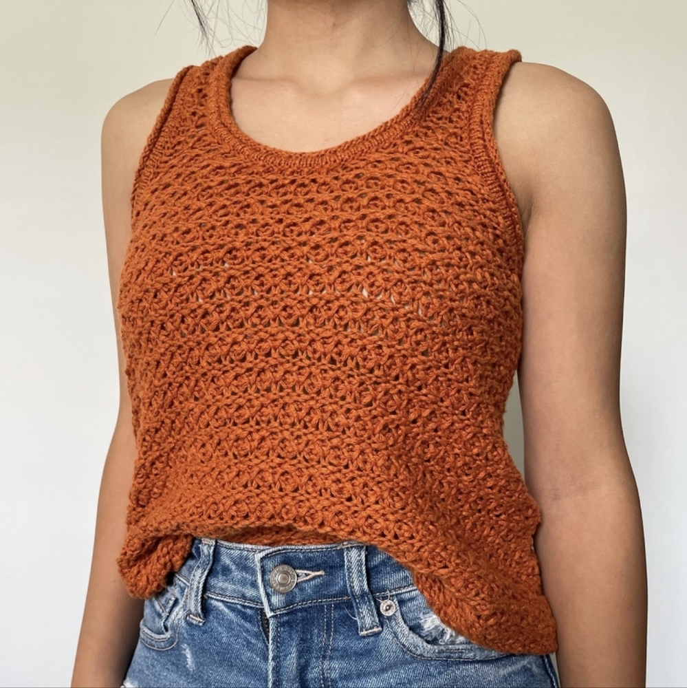 Aerie Crochet Sweater tank Size Medium